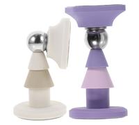 DOITOOL 2piezas Topes De Puerta Magnéticos De Baño Protección De Pared Tope De Puerta Resistente Parte Inferior