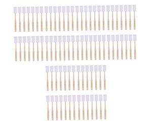 DOITOOL 3 Cajas De 30 Uds De Cepillos De Dientes Orales Blancos De Goma Limpia Para Adultos Hilo Dental Palo De Limpieza De Algodón Para Herramientas Cepillo Para El