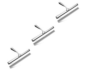 DOITOOL 3 Juegos De Limpiaparabrisas De Silicona Para El Hogar Espátula Giratoria Escobilla De Goma Para Ventana Escobilla De Goma Para Parabrisas Limpiaparabrisas De Metal
