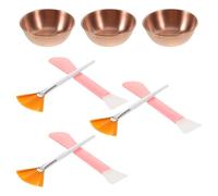 DOITOOL 3 Juegos Kit de Herramientas para Mascarilla Facial Pincel de Nylon y Cuenco de Acero Inoxidable para Cuidado Facial Diario en Spa y Resultados Profesionales