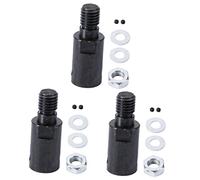 DOITOOL 3 Piezas Adaptador De Portabrocas Barra De Cuchillas Eje De Pala Adaptador De Mandril Acoplador De Eje Acoplador Del Eje Del Motor Hoja De M10 Salir Adelante Por Sí Mismo