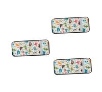 DOITOOL 3 Piezas Bolsa de Almacenamiento para Agujas de Ganchillo Diseño de Zoo Organizador Multifuncional para Herramientas de Manualidades Capacidad para Personal y