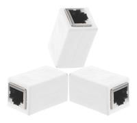 DOITOOL 3 Piezas Conector de Cable de Red rj45 USB c Hembra a Hembra Cable USB a Adaptador e ethernet Adaptador de e Ethernet acoplador Conector de e AbS