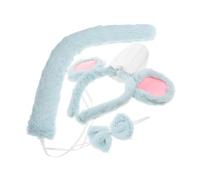 DOITOOL 3 Piezas Conjunto de Orejas y de Ratón de Peluche Suave para Cosplay y Disfraces de Halloween Accesorios Cómodos y Versátiles Verde para Fiestas y Representaciones