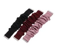 DOITOOL 3 Piezas Correa de Reloj Elástica para y Ligera Compatible Mayoría Muñecas de Instalar y Retirar Material de Marrón y Bean