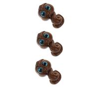 DOITOOL 3 Piezas Figurilla Serpiente Feng Shui Mano Colgante Chino Versátil para Adorno de Bolsos y Accesorios de Teléfono Regalo Prosperidad y Suerte Año Serpiente