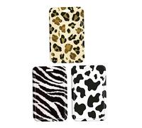 DOITOOL 3 Piezas Fundas de Tarjetas de Identificación con Diseño de Animales Soporte Decorativo para Estudiantes para Exterior Protección de Tarjetas de Id y Práctico