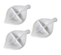 DOITOOL 3 Piezas Molde de Silicona para Hacer Bandejas Forma de Moldes Diy para Decoración de Frutas y Posavasos Resistente y Duradero para Manualidades y Proyectos de Bricolaje