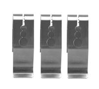 DOITOOL 3 Piezas Pinzas para Sonda de Termómetro de Acero Inoxidable para Barbacoa, Soporte Fácil de Usar y Transportar, Adecuado para Horno y Dispositivos de Cocina