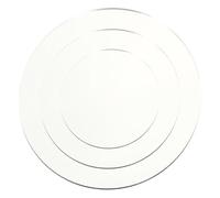 DOITOOL 3 Piezas Tableros Acrílicos Espejo Redondos para Fotografía Decoración de Pared y Exhibición de Productos Accesorios Reflectantes Versátiles para Joyería y Cosméticos