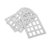 DOITOOL 3 Piezas Troqueles de Corte Metálicos para Manualidades Plantilla Troquel de Marco de Casa Punteada Acero para Scrapbooking Tarjetas y Álbumes Molde para Embossing y Proyectos