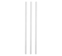 DOITOOL 3 Piezas Varilla Agitadora de Vidrio Sólido Función de Drenaje y Prevención de Calentamiento Irregular de 20cm para Laboratorio Herramienta Transparente para Uso Científico