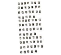 DOITOOL 3 Series Accesorios Con Cuentas Hechos A Mano Hechizas Rosario Clasificado Para Artesanía Carta Alfabeto Encanto Talón Hacer Joyas Con Cuentas De Letras Aleación 26 Piezas X 3