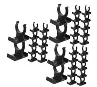 DOITOOL 3 Series Hebilla De Pie Ajustable Tubo De Subida Patas De Gabinete Alfombrado Control Deslizante Patas De Mesa Ajustables Pies del Gabinete Encimera Junta Páginas Black Piezas*3