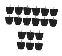 DOITOOL 3 Series Plantilla para Alfombrilla De Muebles Almohadilla para Patas De Mesa Atornillada Herrajes para Patas De Muebles Elevador De Sofá Deslizador De Muebles Patas 6 Piezas*3