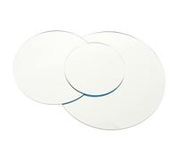 DOITOOL 3 Tableros Redondos Accesorios Decorativos Reflejo 360 Grados de Acrílico Plata para Fotografía de Productos para Joyas y Cosméticos