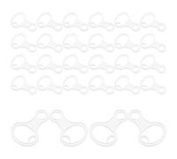 DOITOOL 30 Unidades Plastic Embroidery Floss Bobbins Organizer Transparent Thread Drops Holder For Cross Stitch DIY Crafts And Portable Sewing Projects