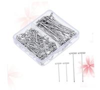 DOITOOL 300 Piezas Alfileres T para Pelucas Caja Plástica para Modelado y Manualidades Fijación Simple y Fácil de Insertar y Retirar