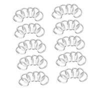 DOITOOL 300 Piezas Anillos de Salto Abiertos de Cobre para Joyería Diy Conectores para Pulseras Collares y Llaveros Resistente y Duradero