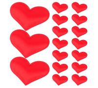 DOITOOL 300 Piezas Confeti de Esponja en Forma de Corazón Rojo 3 CM para Decoración Romántica de Bodas San Valentín y Fiestas Confeti de Mesa para Ambientes Festivos