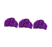 DOITOOL 3piezas Gorro De Satén Doble Cara Para Mujer Gorro De Dormir Elástico y Protección Para Cuidado Maternal y Personal