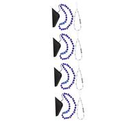 DOITOOL 4 Juegos Acollador Correa De Perlas De Teléfono Correa Para La Muñeca Del Cordón Del Teléfono Doble Accesorios Moviles Cinchas Tapiceria Cordones De Teléfono Resina 2 Piezas * 4