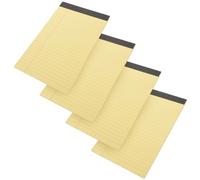 DOITOOL 4 notas del bloc de notas daily planner cuaderno bloco de notas notepad cadernos planificador de horarios bloc de notas de escritorio diario Planificador de escritorio Papel Yellow