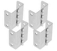 DOITOOL 4 piezas Bisagras Plegables de Grados para Muebles Inoxidable Bisagra para Puertas de Armarios y Cajas de Madera Ajustables y Resistentes para Cocina y Hogar