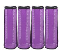 DOITOOL 4 Piezas Botas Malla Transpirable para Caballos Protectoras contra Moscas Cubiertas para Patas Diseño Ligero para Razas Color Púrpura