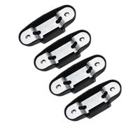 DOITOOL 4 Piezas Clip Soporte para Silla de Ordenador Kit Reparación Fijación Respaldo Soportes Negros para Conectar Partes Fácil Instalación y Silenciosa