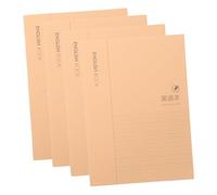 DOITOOL 4 Piezas Cuadernos de Escritura Inglés Cuadernos de Ejercicios para Práctica de Caligrafía para Estudiantes y Profesores para Cumpleaños y Días Especiales