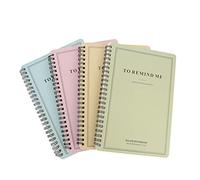 DOITOOL 4 piezas Cuadernos de Pack de Libretas de Diseño con Anillas Cuadernos Portátiles para Notas y Agenda Libros con Resistente al Agua