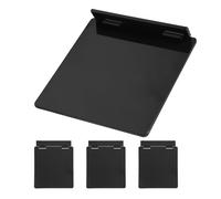 DOITOOL 4 Piezas Cubierta Protectora del Termostato de Aire Acondicionado Tipo 120, Plástico Negro Resistente al Agua y Polvo, Protector de Interruptor Antipolvo para Hogar, Oficina y