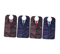 DOITOOL 4 Piezas De Babero De Hombre Baberos Para Adultos Baberos De Adultos Mayores Protector De Ropa De Ancianos Baberos De Mujer Babero Para Adultos Baberos De Hombres Babero De