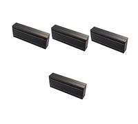 DOITOOL 4 Piezas Estuche de Bolígrafo Decorativo de Alta Gama para Estilográficas Organizador Multifuncional con Compartimentos para Oficina y Escuela Portátil y Ligero Color Negro