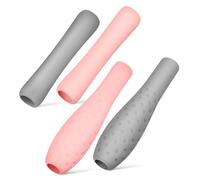 DOITOOL 4 Piezas Fundas Antideslizantes de Silicona para Pencil ª y ª Generación Accesorios Protectores Ergonómicos con Dos Estilos y Diseño Resistente Sudor y Golpes Cubiertas para Lápiz