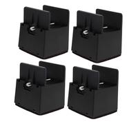 DOITOOL 4 Piezas Furniture Foot Pads Heavy Duty Risers Adjustable Anti-slip Support Legs For Tables Sofas Beds Wardrobes