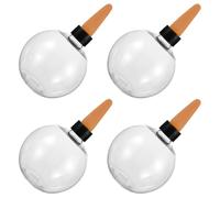 DOITOOL 4 Piezas Globos de Riego Automático, 500ml, Diseño Esférico | Plástico Recarga Superior, Difusión Uniforme y Reserva Prolongada, para Viaje, Interior y Macetas
