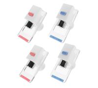 DOITOOL 4 Piezas Grifo Dispensador de Agua Potable Seguro Infantil, Diseño a Prueba de Fugas, Plástico Duradero, para Hogares Familiares y Hospitales, Tipo Pulsador