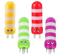 DOITOOL 4 Piezas Herramienta de Tejer Francesa Plástico Ligero Mini Tejedora Forma de Abeja para Principiantes Kit Portátil para Hacer Cuerdas Bufandas y Pulseras con Hilos de Algodón y