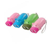 DOITOOL 4 Piezas Linterna de Mano Portátil para Linterna de Manivela Práctica y Resistente Colores Aleatorios Accesorios Infantiles para Camping y Actividades Color