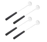 DOITOOL 4 Piezas Utensilios Espiral de Acero Inoxidable para Sumergir Chocolate Herramientas para Repostería y Decoración de Pasteles Accesorios para Fondue y Fiestas