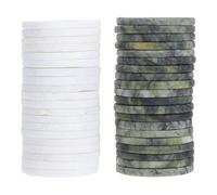 DOITOOL 40 Piedras Planas para Saltar en Agua, Ligeras y Resistentes al Agua, Ideales para Juegos al Aire Libre y Adornos para Peceras Color Aleatorio