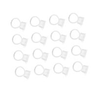 DOITOOL 40 Piezas Anillo De Solapa De Tatuaje Tazas De Tinta Taza De Tinta Pigmento Material De Protección Del Medio Ambiente Bajo En Carbono. Casa De Molusco Taza De Anillo