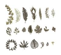 DOITOOL 40 piezas Conjunto Encantos para Joyería DIY Accesorios para Fabricación de Joyas Pendientes y Pulseras para Manualidades y Proyectos