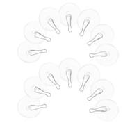 DOITOOL 40 piezas Ganchos Adhesivos Transparentes Removibles para Techo Disco Autoadhesivo sin Taladro Colgadores Pequeños Reutilizables para Decoración Bodas Cumpleaños y Fiestas de