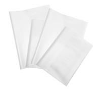 DOITOOL 40 Piezas Protector Transparente para Libros y Funda de Plástico para Cuadernos y Textos Escolares Resistente y Antirrayaduras para Oficina y Escuela