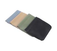 DOITOOL 4piezas Minibolsas De Cosméticos para Mujeres Resistente Sintética Lápiz Labial Viaje Almacenamiento Suave