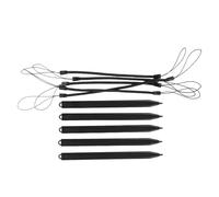 DOITOOL 5 Juegos de lápices ópticos de plástico para Tableta con Cuerda de Resorte, portátiles, resistivos, para Pantalla táctil, Dibujo, Escritura, para Pintar, Tomar Notas y bocetos.