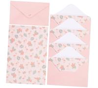 DOITOOL 5 Juegos Papelería para Cartas Flores y Animales Papel de Carta y Sobres para Notas y Tarjetas de Felicitación